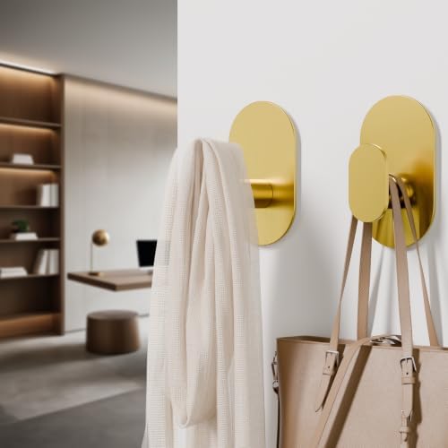 Aikzik Adhesive Towel Hooks - 26LB Heavy Duty Wall Sticky Waterproof Hooks - Image 3