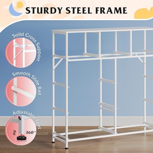 WLIVE 9 Drawer Dresser for Bedroom, Tall Chest of Drawers - Image 7