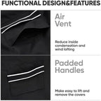 Loriano 3-Seater Patio Sofa Covers, 100% Waterproof Perfect Fit - Image 5