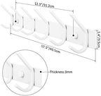 WEBI Coat Rack Wall Mount, Coat Hooks Wall Mounted, Coat Hanger Wall Hook Rack - Image 3