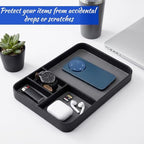 Leather Valet Tray 12”x8” – PU Leather Catchall - Image 5