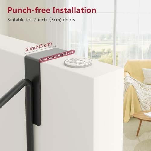 Tajsoon 24.2" Over the Door Hooks - Image 6
