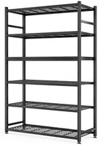 36.4" W Storage Shelves, 6-Tier Metal Shelving Unit by Unknown