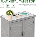 Outdoor Storage Cabinet & Potting Bench Table - Image 5