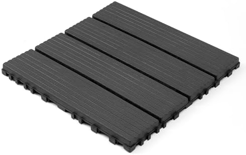 12" Patio Deck Tile, Patio Flooring, 44 Packs Deck Tiles Interlocking Outdoor - Image 6