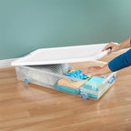 Sterilite 8-Pack Wheeled Latching Box, Plastic Under Bed Storage Bins - Image 6