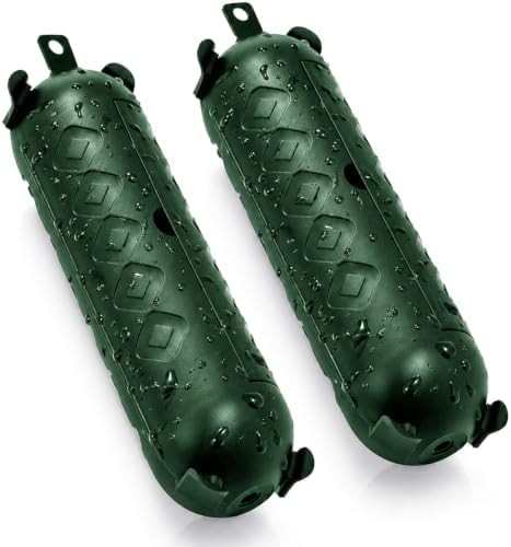 Yojoe 2 Pack Green Compact Outdoor Extension Cord Cover Waterproof Electrical by YOJOE