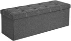 SONGMICS Ottoman Storage Bench, 35 Gal. Folding Chest, Holds 660 lb by SONGMICSbySONGMICSHOME