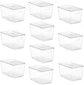 Vtopmart 10 Pack Clear Stackable Storage Bins by Vtopmart