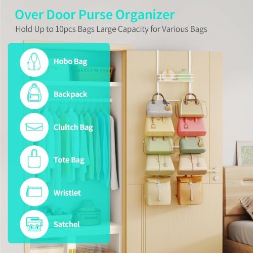 HapiRm Over the Door Purse Organizer - Image 3