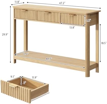 HOKYHOKY Fluted Console Table - Image 2