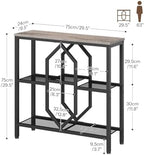 HOOBRO Console Table, Narrow Entryway Table, Behind Couch Table - Image 3