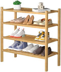 ROMGUAR CRAFT 4 Tier Bamboo Shoe Rack by ROMGUAR+CRAFT