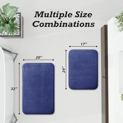 HUXMEYSON Bathroom Rugs Sets 2 Piece, Non-Slip & Quick Dry Bath Mat Set - Image 2
