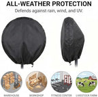 210D Oxford Heavy Duty Outdoor Fan Cover, Anti-UV Outdoor - Image 5