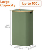 Lifewit 105L Large Laundry Basket - Image 4