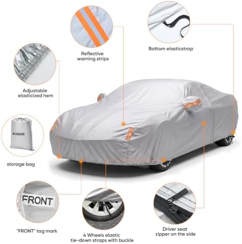 Car Cover Custom Fit for Chevrolet Corvette C4 C5 C6 C7 C8 1980–2026, Outdoor - Image 2