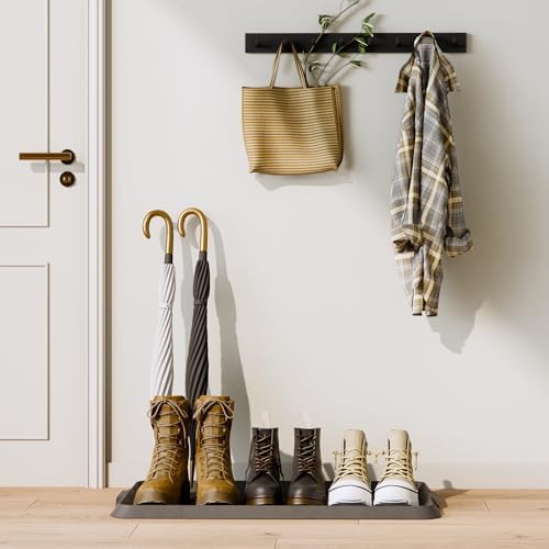 Rubber Boot Tray, Shoe Trays for Entryway, Versatile Boot Mat Tray - Image 2