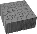 72 PCS Plastic Interlocking Deck Patio Tiles by Mapleyard