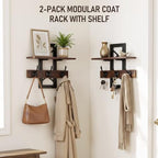 33.86" Wall Mounted Coat Rack - Image 2