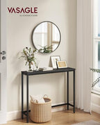 VASAGLE 31.5" Console Table, Narrow Behind Couch Table, 1 Tier - Image 2