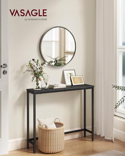 VASAGLE 31.5" Console Table, Narrow Behind Couch Table, 1 Tier - Image 2