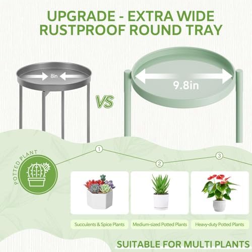 iDavosic.ly 6 Tier Large Plant Stand Indoor Outdoor, 10 In Wide Tray - Image 3