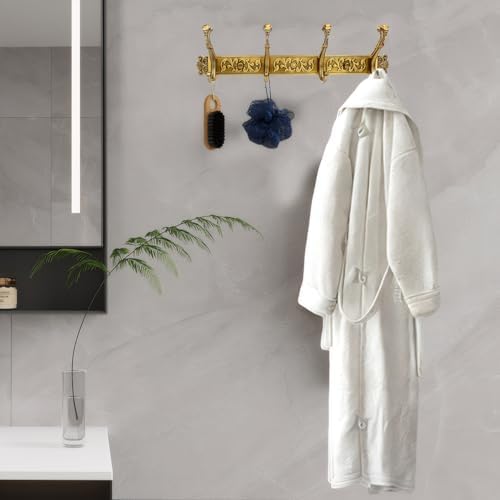 Coat Rack Wall Mount, Vintage Wall Hooks Coat Hooks Antique Towel Racks - Image 3