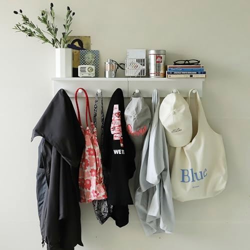 Entrance Coat Rack ，Coat Hooks, Wall-Mounted Wooden Hook Rack, Wall-Mounted - Image 3