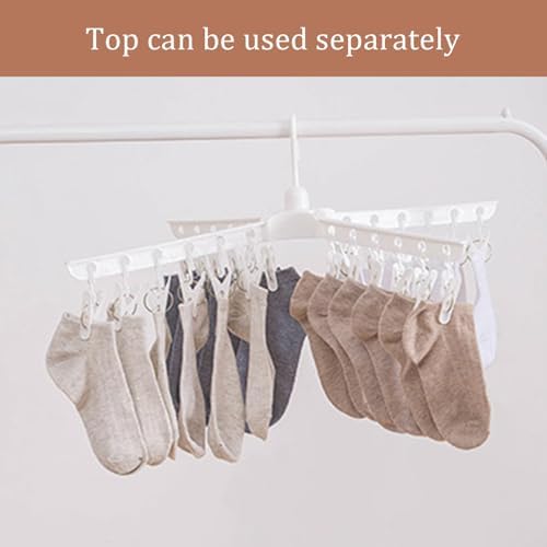 3 Tier Foldable Clothes Drying Rack, Stainless Steel 360° Rotatable Clothes - Image 5