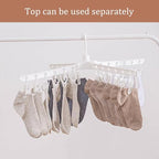 3 Tier Foldable Clothes Drying Rack, Stainless Steel 360° Rotatable Clothes - Image 5