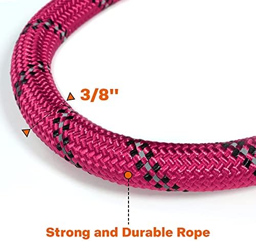 Taglory Rope Dog Leash for Small Medium Dogs, 5 FT Padded Handle - Image 3