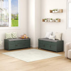 HOMEFORT 41.3" Shoe Bench with Lift Top Storage, Entryway Bench with Cushioned - Image 2