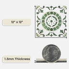 Vinyl Peel & Stick Vinyl Floor Tiles, 12 x 12 in - Image 3