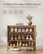 VASAGLE Shoe Storage Cabinet, 3‑Tier - Image 4