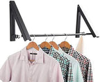 Laundry Drying Rack, Wall Mounted Retractable Clothes Hanger, Aluminium Home by ANBOO