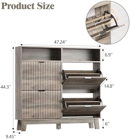 Shoe Cabinet Storage for Entryway - Image 2