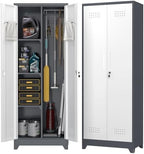 65" H Metal Garage Storage Cabinets by FATIGOSstoragecabinet