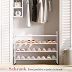 Bumusty 4 Tier Expandable Shoe Rack - Image 2