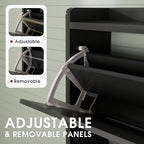 GRUSIGN Shoe Cabinet, Shoe Storage Cabinet - Image 4