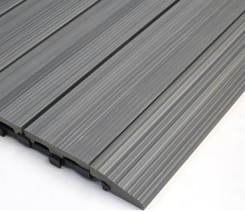 1 in. x 1 ft. Quick Deck Composite Deck Tile Straight Fascia - Image 4