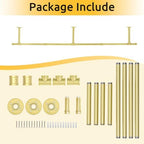 Oroonoko 72" Wall Mounted Clothes Rack, Closet Rods - Image 5