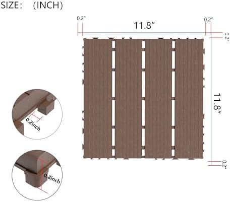 Plastic Interlocking Deck Tiles - Image 6