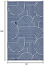 Garvee Reversible Rainbow Outdoor Rug 8x10 - Image 2