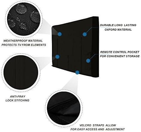 iBirdie Outdoor TV Cover 40 to 43 inch Weatherproof and Waterproof - Image 4