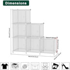 6Cube Storage Organizer Modular Stackable - Image 3