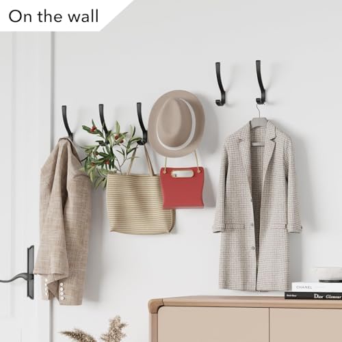 Coat Hooks Wall Mounted, Heavy Duty Hooks Hanging Towel - Image 5
