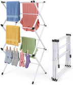 Honey-Can-Do 3-Tier Compact Clothes Drying Rack, 16 ft, No Assembly by Honey-Can-Do