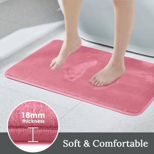 HUXMEYSON 3-Piece Memory Foam Bathroom Rug Set - Image 3