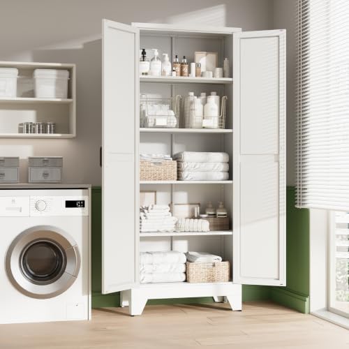 Letaya 75" H Metal Storage Cabinet - Image 4